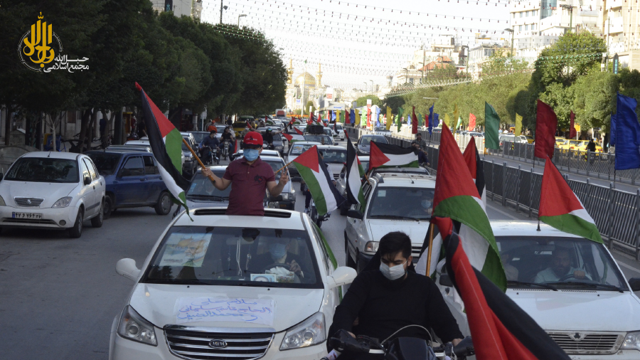 گزارش | کاروان خودرویی حمایت از فلسطین