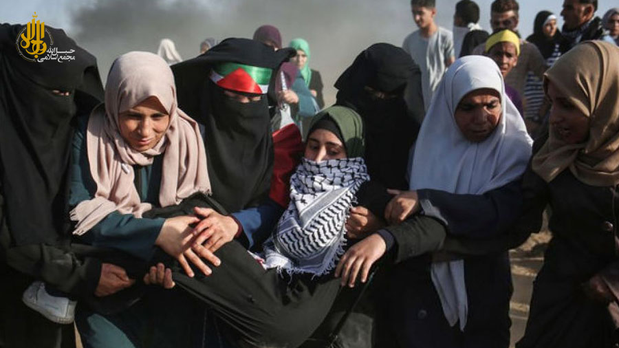 استقامت فاطمه (س)، الگوی مقاومت زنان غزه